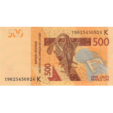 P719Ks Senegal - 500 Francs Year 2019